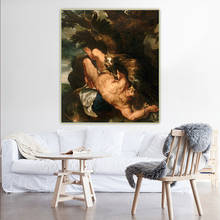 Citon Peter Paul Rubens《Prometheus Bound》Canvas Art Oil Painting Artwork Poster Decorative Picture Wall Decor Home Decoration 2024 - buy cheap