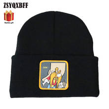 Knitted Cap Winter Warm Beanie Game Musketeer Anime Cartoon Men Embroidery Hedging Soft Wool Knit Hat Women Cycling Skiing Cap 2024 - buy cheap
