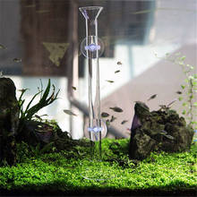 Aquarium Glass Feeder Transparent Tube Bowl Shrimp Feeding Food With 6CM Round Dish Safe 6 Size 2024 - buy cheap