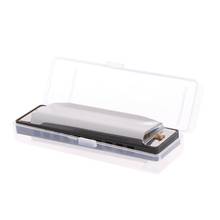 Blues Harmonica 10 Holes Key of C Musical Instrument Stainless Steel with Case 2024 - buy cheap