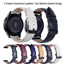 Correa de cuero genuino para Xiaomi Huami Amazfit GTR, pulsera de 47/42mm para Amazfit Stratos 2 2s 3 GTS Bip S 20/22mm 2024 - compra barato