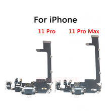 AAA Quality With Small Board USB Charging Dock Charge Socket Port Jack Plug Connector Flex Cable For IPhone 11 Pro Max 11ProMax 2024 - buy cheap