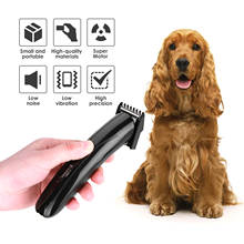 Rechargeable Pet Hair Trimmer Electric Dog Cat Hair Clipper Low-noise Grooming Shaver Cut Machine Pet Hair Remover Tools 2024 - buy cheap