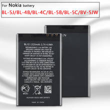 Phone Battery BL-4C BL-5C BL-4B BL-5B BL-5J BV-5JW For Nokia 6100 6300 6260 6136S 2630 5070 C2-01 BL 4C BL 5C BL5C Batteria 2024 - buy cheap