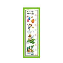 Height chart of dear baby cross stitch kit cartoon 14ct 11ct count print canvas stitching embroidery DIY handmade needlework 2024 - buy cheap