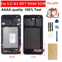 For LG K4 2017 M160 X230 X230DSF LCD Display Touch Screen Digitizer Assembly Frame For LG K4 2017 Display Touch Replacement 2024 - buy cheap