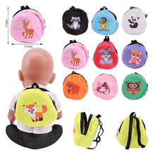 Doll Backpack Cute Panda Fox for 18 Inch Girl Doll and 43 cm New Born Baby Items and Our Generation 2024 - buy cheap