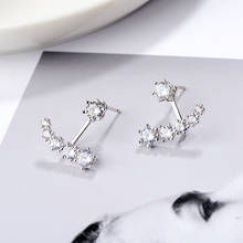 Hot Prevent Allergy    Zircon Stud Earrings For Women Girl pendientes oorbellen 2024 - buy cheap