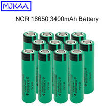 12 шт. 100% новый Оригинальный NCR18650B 3,7 V 18650 3400mAh литий-ионная аккумуляторная батарея для фонариков 2024 - купить недорого