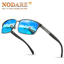 NODARE Brand 2020 Fashion Sunglasses Men Polarized Square Metal Frame Male Sun Glasses Driving Fishing Eyewear zonnebril heren 2024 - buy cheap