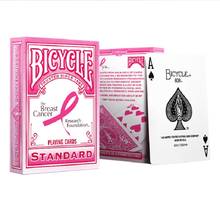 Bicicleta rosa fita jogando cartões uspcc Bicycle Ribbon baralho jogos de cartas truques mágicos adereços mágicos 2024 - compre barato