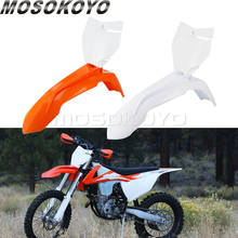 Dirt Bike Complete Front Mudguard Fender Front Number Plate Name Panel For EXC XC XCF XCW SX-F SX 125/250/350/450 MX Enduro 2024 - buy cheap