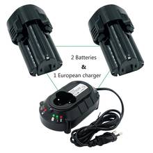 2 baterías de repuesto BL1013 10,8 V 2000mAh para MAKITA, herramienta eléctrica BL1014 DF330D DF030D LCT203W + cargador DC10WA, enchufe de la UE 2024 - compra barato