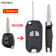 2 Button Folding Flip Remote Key Shell Case Smart Car Key Housing with Uncut Blade for Suzuki SX4 Swift Liana Aerio Vitara Jimny 2024 - buy cheap