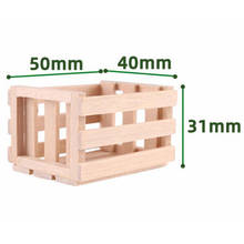 1 Uds. Cesta de frutas y vegetales, contenedor, accesorios para casa de muñecas a escala 1:12 y niños, juego de simulación, restaurante en miniatura 2024 - compra barato