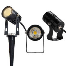 Pode ser escurecido led cob jardim iluminação 5w 7 10 lâmpada do gramado ao ar livre à prova dwaterproof água iluminação led luz jardim caminho holofotes ac220v dc12v 2024 - compre barato