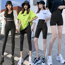 2021 Summer Women Sharkskin Leggings for Fitness High Waist Push Up Sportswear Gym Leggings Thin Sexy Slim Shaper Leggings Pants 2024 - buy cheap
