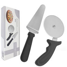 Cortador de pizza de aço inoxidável, rolo duplo, faca de pizza, cortador de massa, ferramentas de cozinha 2024 - compre barato
