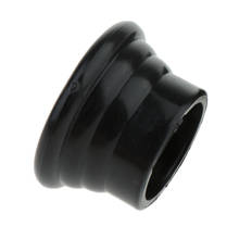 4 Pack Curtain Rod Cap Finials - Fit for 1.1inch Diameter Rod Black 2024 - купить недорого