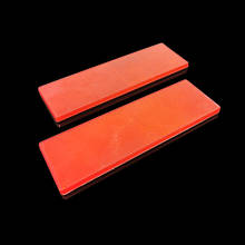 50 Pcs Truck Motorcycle Adhesive Rectangle Plastic Reflector Reflective Warning Plate Stickers Safety Sign Red 2024 - buy cheap