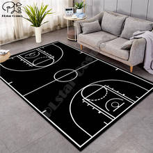 Tapete de flanela veludo para basquete 3d, tapete maior de flanela e macio com memória para brincadeira, decoração para bebês 013 2024 - compre barato