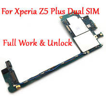 Placa base desbloqueada para Sony Xperia Z5 Plus Z5 + Premium E6883 E6833, circuito electrónico de lógica Dual-SIM, trabajo completo 2024 - compra barato