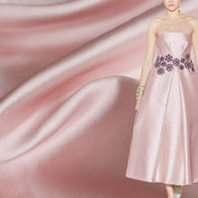 Waxberry-vestido de seda 100% grueso para mujer, materiales de costura, manualidades, blanco, rosa, alto brillo, 24momme, envío gratuito 2024 - compra barato
