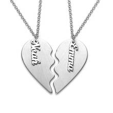 Ожерелье AIYANISHI из серебра 925 пробы с персонализированным именем и подвеской в форме сердца, ожерелья с именной табличкой на заказ для женщин и мужчин, подарки ручной работы 2024 - купить недорого