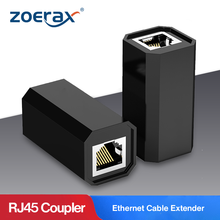 Zoerax 5 peças-adaptador de proteção contra raios zo, plugue conector ethernet embutido para cat5e cat 6 cat6 cat7 2024 - compre barato
