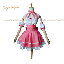 Disfraz de Anime Di Gi Charat Rabi.en, uniforme de rosa, personalizado 2024 - compra barato