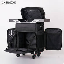 CHENGZHI Multifunction Tattoo Cosmetic Case Rolling Luggage Spinner Women Professional Nail Makeup Trolley Suitcase Wheels 2024 - buy cheap