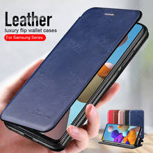 a 21s 21c 51 case leather flip magnetic Case For samsung galaxy a21s a51 a71 a31 a41 a11 a30s a50s wallet stand book phone cover 2024 - buy cheap