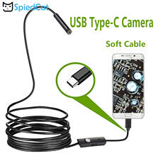 7mm 1M 2M 5M 10M USB Cable Waterproof 6LED Type-c Android Endoscope  Mini USB Endoscope Inspection Tube Camera Borescope 2024 - buy cheap