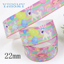 YJHSMY,I-19812-1904,22mm 10yards Cartoon animal Ribbons Thermal transfer Printed grosgrain,DIY Handmade wrapping materials 2024 - buy cheap