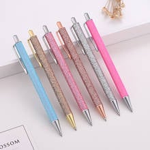 Fashion Glitter Press Ballpoint Pen Bussiness Office Sign Pens Student Writing School Pen Stationery Supplies 03749 2024 - buy cheap