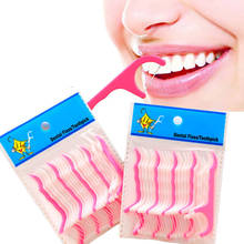 25pcs/Lot Disposable Dental Flosser Interdental Brush Teeth Stick Toothpicks Floss Pick Oral Hygiene Teeth Cleaning Care 2024 - buy cheap