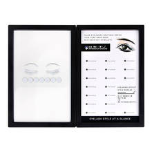 Eyelashes Storage Book Grafting Cosmetic Travel Eyelash Storage Book Grafting Eyelash Sample Catalog Makeup Display 2024 - buy cheap
