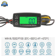 Tach digital medidor de hora theometer temp meter para motor a gás da motocicleta marinha jet ski buggy trator pit bike paramotor buggy 2024 - compre barato