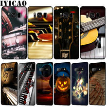 IYICAO пианино гитара Музыка Мягкий ТПУ силиконовый чехол для телефона Samsung Galaxy S20 Ultra S10 Lite S9 S8 Plus S6 S7 Edge S10e 2024 - купить недорого