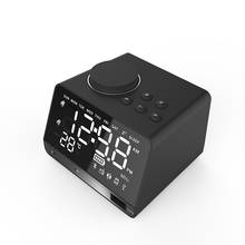 Altavoz inalámbrico Portátil con Bluetooth, reloj despertador con espejo, multifunción, tarjeta TF, Audio para ordenador, Radio, Mini estéreo, Boombox 2024 - compra barato