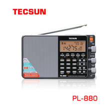 Радиоприемник Tecsun PL-880, полнодиапазонная Цифровая настройка, стерео, короткая волна, Любительский радиоприемник, портативный Am Fm, LW/SW/MW/SSB, высококлассный, металлический приемник 2024 - купить недорого