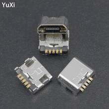 YuXi-Conector Micro USB con puerto de carga para LG, Conector de 10 piezas, Conector de carga, para LG intusion V400, V500, V507, V510, VS950, V700, V410 2024 - compra barato