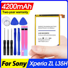 4200mAh LIS1501ERPC Li-ion Phone Battery for Sony Ericsson Xperia ZL L35H lt35i C6503 C6506 C6502 Battery Bateria 2024 - buy cheap