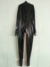 Латексная резина Gummi Ganzanzug Catsuit Anzug Zentai черный размер XS-XXL 2024 - купить недорого