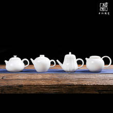 Whiteware Teapot Jade Porcelain Product Pot Ceramic Medium and Small Play Teapot Kung Fu Tea Set Japanese Tea Pot  Yixing Teapot 2024 - buy cheap