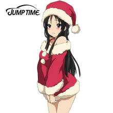 JumpTime 13 см x 5,2 см аниме K-ON! Akiyama Mio девушки мультфильм красота JDM Спорт ралли автомобильные наклейки на бампер наклейка 2024 - купить недорого