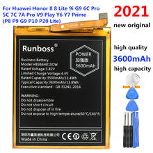 Batería HB366481ECW Original para móvil, 3600mAh, para Huawei P9 Ascend P9 Lite G9 Honor 8 5C G9 Honor 7A Pro AUM-AL29 AUM AL29 2024 - compra barato