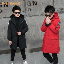 2021 boys clothes winter jacket children clothing warm down cotton jacket Hooded coat waterproof thicken outerwear kids parka 2024 - buy cheap