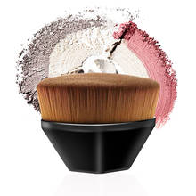 2 Colors No Trace Liquid Foundation Powder Brush Six corners Base Makeup brush hexagon single Make Up cosmetic Brush Tool 2024 - buy cheap