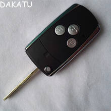 DAKATU-carcasa para llave remota, repuesto modificado plegable, 3 botones, para Toyota Camry Reiz Yaris 2024 - compra barato